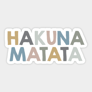 Hakuna Matata Sticker